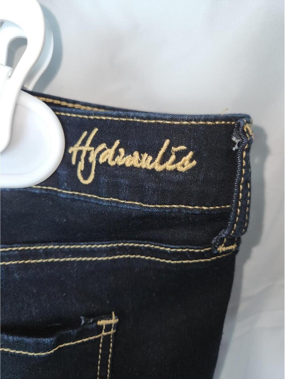 Hydraulic Nolita shorts women 24W mid-rise dark blue stretchy - Picture 13 of 16